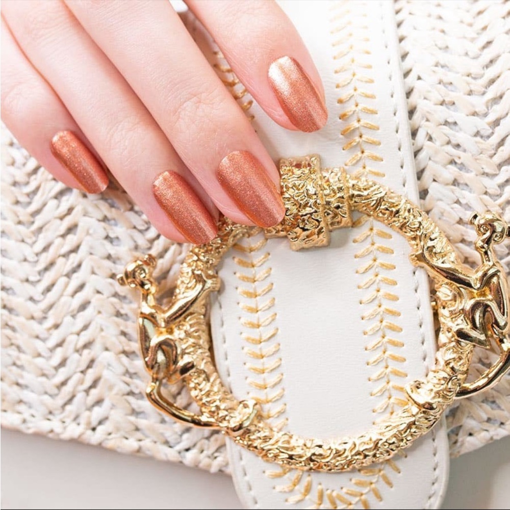 *Retired* Color Street: Moscow Or Never | Copper Penny Fall Shimmer Metallic - Picture 1 of 10